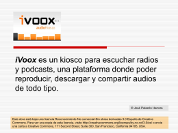 iVoox Presentacion