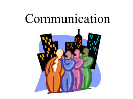 Communication - Smyrna High School