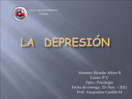 depresion - Bienvenidos a la web LCM