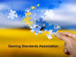 Insert title here - Gaming Standards Association