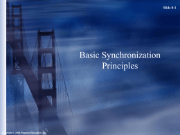 Basic Synchronization Principles