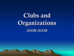 Clubs and Organizations - Klein Independent School District