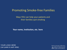 Promoting Smoke Free Families