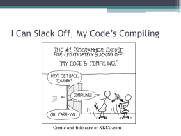 I Can Slack Off, My Code’s Compiling