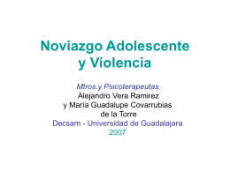 Noviazgo Adolescente y Violencia