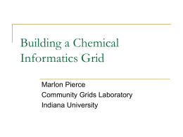 Building Chemical Informatics Grid