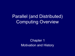 CPSC 367: Parallel Computing