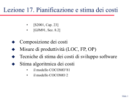 Software cost estimation - ISTI-CNR