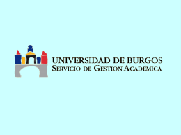 Diapositiva 1 - Universidad de Burgos