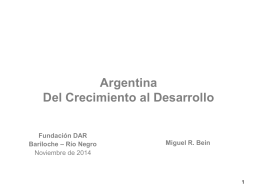 Diapositiva 1 - Desarrollo Argentino