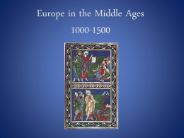 Europe in the Middle Ages 1000-1500