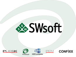SWsoft Corporate