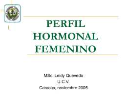 PERFIL HORMONAL FEMENINO - Saber UCV: P??gina de …