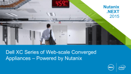Nutanix overview for Dell sales