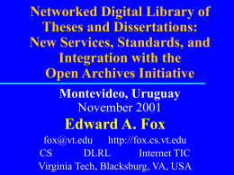 National Digital Library of Theses and Dissertations