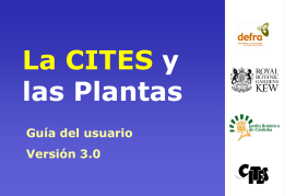 CITES & Plants A Users Guide Version 3.0