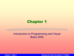 Starting Out With Visual Basic .NET 3rd Edition