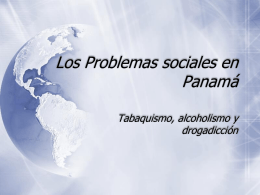 Los Problemas sociales en Panam&#225