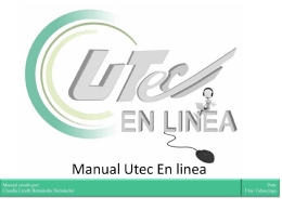 Manual Utec En linea