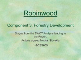 Component 3, Forestry Development