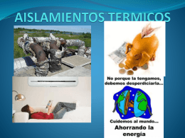 AISLAMIENTOS TERMICOS