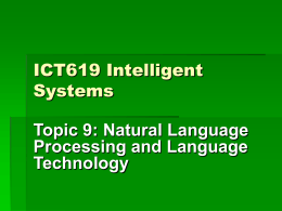 ICT619 Intelligent Systems