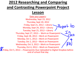 2012 Researching and Comparing and Contrasting …