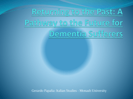 Returning to the Past: A Pathway to the Future for