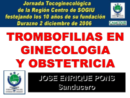 Diapositiva 1 - SOGIU - Sociedad de Ginecotocologia del
