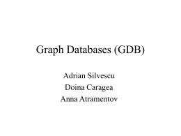 Graph Databases (GDB) - Computing and Information …