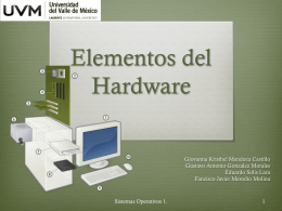Elementos del Hardware - Sistemas Operativos UVM