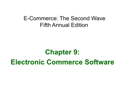 E-Commerce: The Second Wave, Fifth Edition