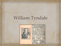 William Tyndale - UPM EduTrain Interactive Learning
