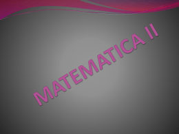 MATEMATICA II