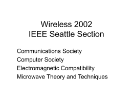 Wireless 2002 IEEE Seattle Section
