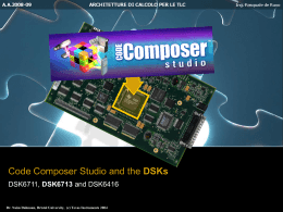 Chapter 3 - Code Composer Studio and the DSK