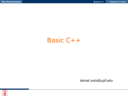 Basic C++