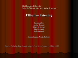 Diapositive 1 - Al Akhawayn University