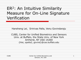 On-Line Signature Verification Methods & Design