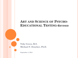 Trauma-Focused Cognitive Behavioral Therapy in the Schools