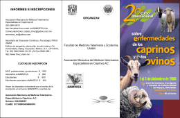 Diapositiva 1 - Claustro de Caprinos, FMVZ-UNAM