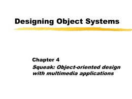Designing Object Systems