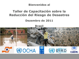Capacity for Disaster Reduction Initiative
