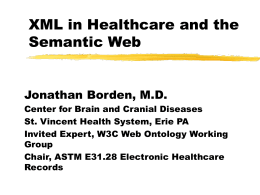 XML Healthcare: the OpenHealth