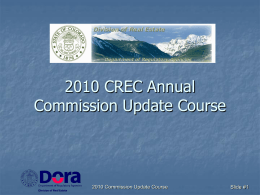 2009 CREC Update Course