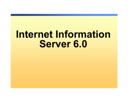Windows Server 2003 Technical Readiness Internet
