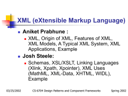 XML - Virginia Tech