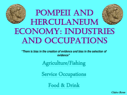 Pompeii and Herculaneum Economy: Industries and …