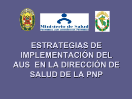 Diapositiva 1 - .: MINSA :. - Ministerio de Salud del Per&#250