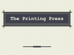 The Printing Press - Vista Unified School District